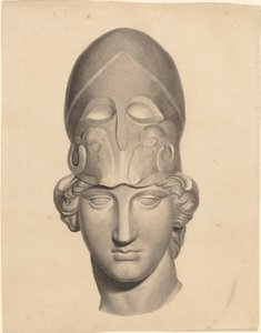 Antikt huvud med hjälm av John Flaxman