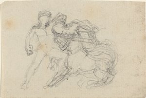 Kampen mellan människan och kentauren av John Flaxman