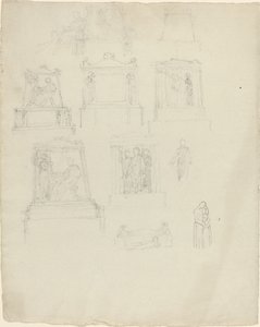 Design för monument av John Flaxman
