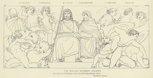 Furier, Cerberus, Pluto, Proserpine, Harpies, Döden av John Flaxman