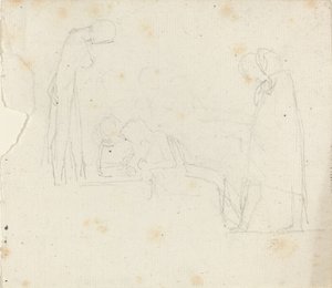 Grupp av fem figurer av John Flaxman