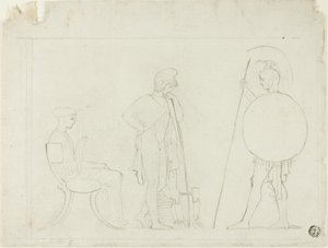 Hector Chiding Paris av John Flaxman