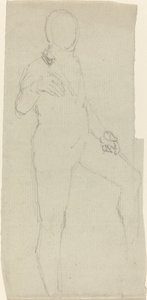 Manlig figur i modern klänning av John Flaxman