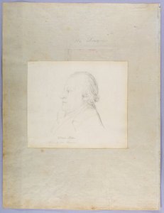 Porträtt av William Blake, ca 1804 (grafit) av John Flaxman