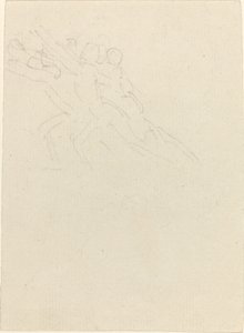 Löpande figurer med höjda armar av John Flaxman