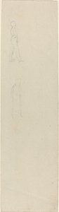 Studieblad [recto and verso] av John Flaxman