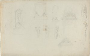 Studier för ett monument av John Flaxman
