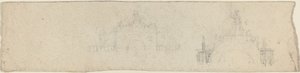 Studies for a Triumphal Arch Surmounted by Britannia [recto and verso] av John Flaxman