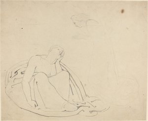 Studera för ett monument av John Flaxman