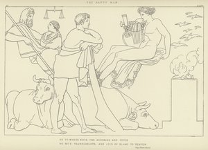 Den lyckliga mannen av John Flaxman