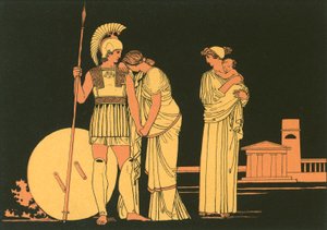 Mötet mellan Hector och Andromache