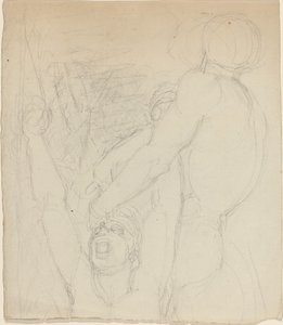 Två kämpande figurer av John Flaxman