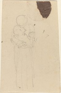 Två figurer som omfamnar av John Flaxman
