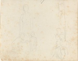 Två grupper av figurer av John Flaxman