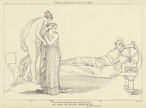 Venus presenterar Helen till Paris av John Flaxman