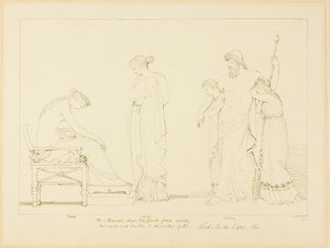 Vulcan och Thetis av John Flaxman