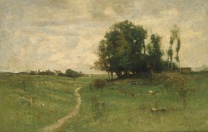Vägen till byn, 1882.