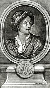 Matthew Prior, graverad av J. Clark, 1722 av John Francis Rigaud