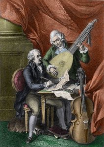 Wolfgang Amadeus Mozart och Franz Joseph Haydn