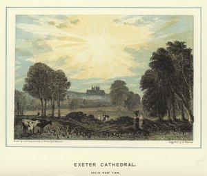 Exeter Cathedral, sydvästlig vy