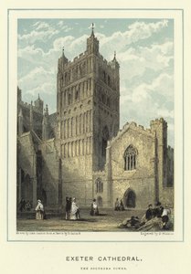 Exeter Cathedral, det södra tornet
