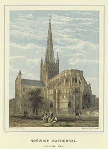 Norwichkatedralen, sydöstra vyn
