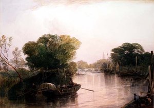 The Thames at Kew (akvarell)