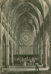 Leonard förhindrar Earl of Rochesters äktenskap med Amabel i Choir of Saint Paul
