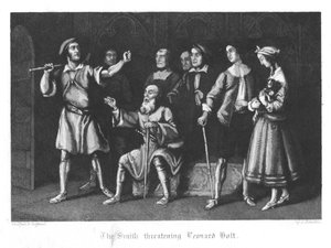 illustration för The Plague of London (1665) för William Harrison Ainsworth Old Saint Paul