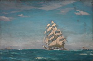 "Cutty Sark" (1869), början av 1900-talet (olja på duk)