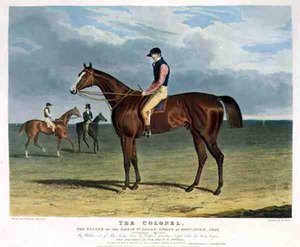 "Översten", vinnaren av Great St. Leger Stakes på Doncaster av John Frederick Herring Snr
