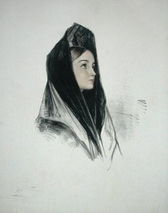 Flicka i mantilla, Sevilla