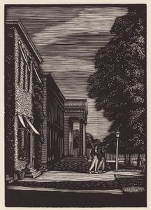 Cambridge: Downing (träsnitt)