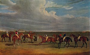 St. Leger 1828, c1829, 1922 av John Frederick Hering