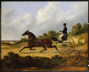 "Confidence", teckning av en spelning driven av en brudgum, 1842 av John Frederick Herring Senior