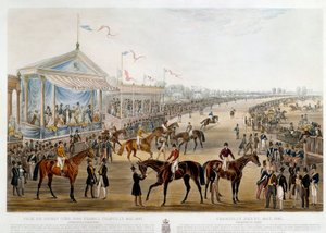 Prix du jockey club a Chantilly 1841 Tryck av John Frederick Herring (1795-1865)