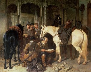 Roundheads vid en Arundel-kyrka, 1847-51