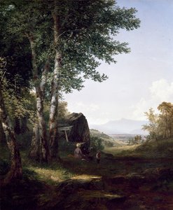 Utsikt över Mansfield Mountain, 1849 av John Frederick Kensett