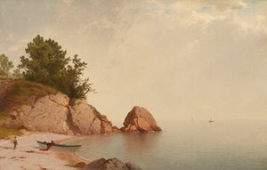 Strand vid Beverly av John Frederick Kensett