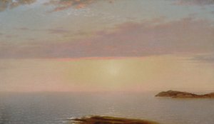 Solnedgång av John Frederick Kensett