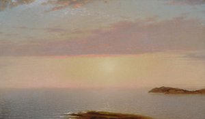 Solnedgång, 1872. av John Frederick Kensett