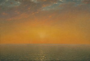 Solnedgång på havet, 1872.