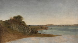 Utsikt nära Newport, 1860-talet. av John Frederick Kensett