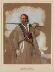 En Suliote Warrior av John Frederick Lewis