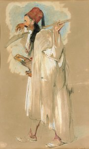 En Suliote Warrior av John Frederick Lewis