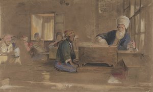 Arabiska skolan, 1841-51. av John Frederick Lewis