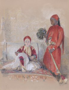 Iskander Bey och hans tjänare, ca. 1848. av John Frederick Lewis