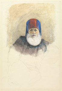 Studie för Mehmet Ali Pasha, ca. 1844. av John Frederick Lewis