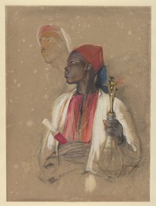 Studie till ”Pipbäraren” av John Frederick Lewis
