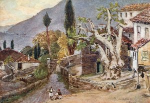 Andritsaena. Viloplatsen för Apollontemplet i Bassae av John Fulleylove